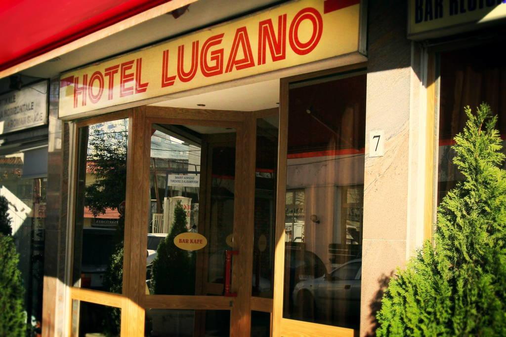 Lugano Hotel Tirana Buitenkant foto